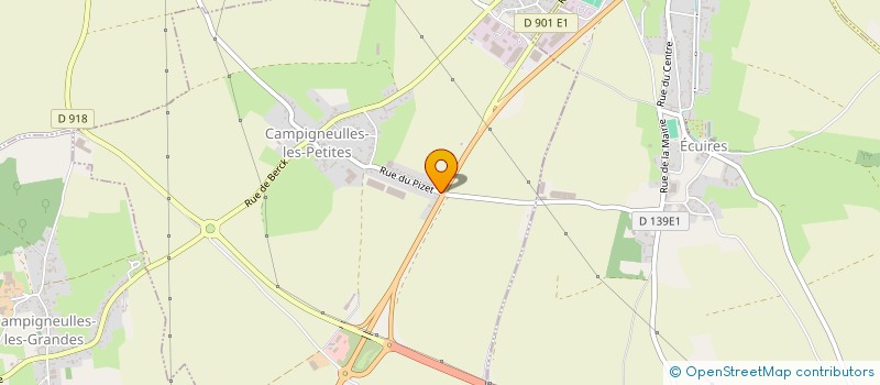 localisation de l'entreprise SCI LE PIZET  CAMPIGNEULLES-LES-PETITES