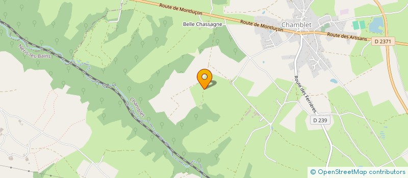 localisation de l'entreprise SCI LE PLAIX  CHAMBLET