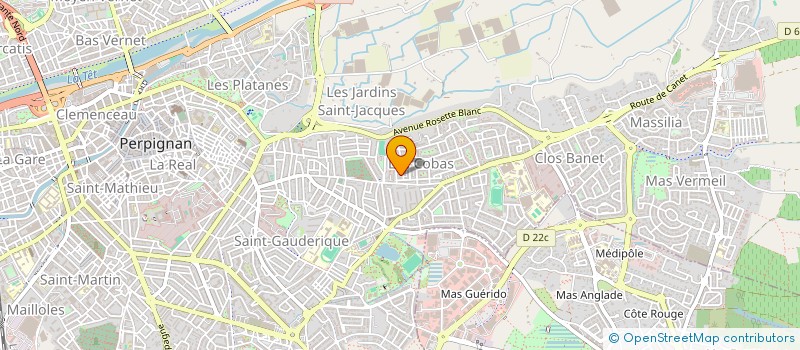 localisation de l'entreprise SCI LE PLAN D'ORLES  PERPIGNAN