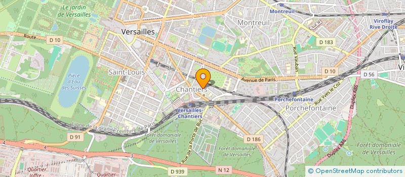 localisation de l'entreprise SCI LE PLANTIS à VERSAILLES