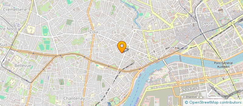 localisation de l'entreprise SCI LE PLATEAU LINGON  NANTES