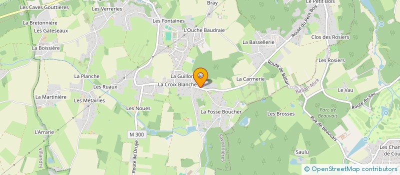 localisation de l'entreprise SCI LE PLESSEAU  SAVONNIERES