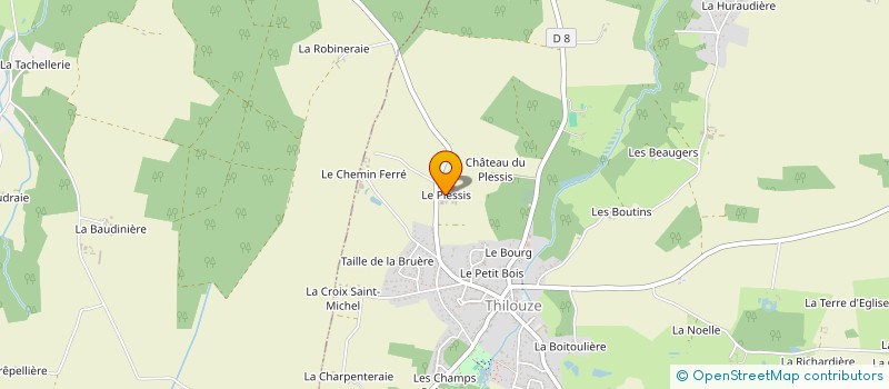 localisation de l'entreprise SCI LE PLESSIS à THILOUZE