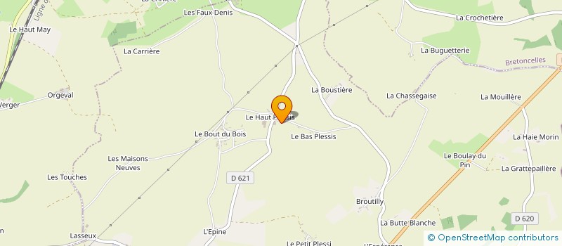 localisation de l'entreprise SCI LE PLESSIS COULONGES à SABLONS-SUR-HUISNE
