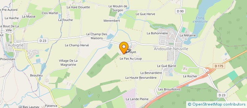 localisation de l'entreprise SCI LE PLESSIS D HARDOUING  BRETTE-LES-PINS