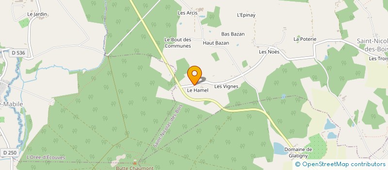 localisation de l'entreprise SCI LE PLESSY-HAMEL à MIEUXCE