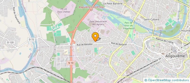 localisation de l'entreprise SCI LE PLEYEL à ANGOULEME