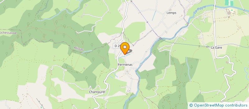 localisation de l'entreprise SCI LE PLOT  ROCHESSAUVE