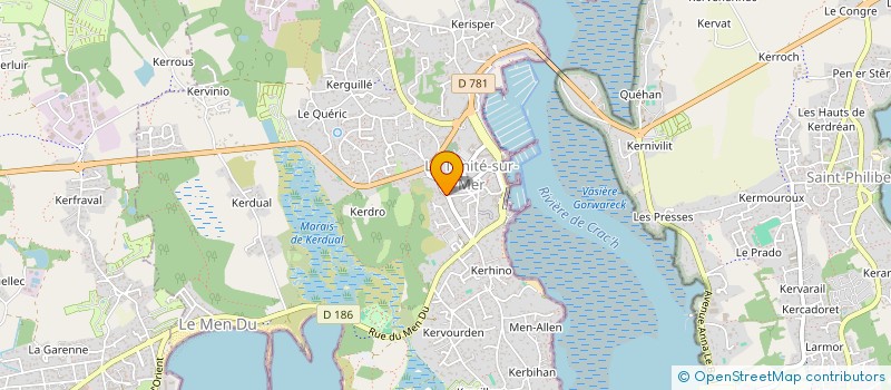 localisation de l'entreprise SCI LE PO  LA TRINITE-SUR-MER