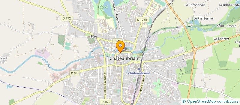 localisation de l'entreprise SCI LE POELON D'OR à CHATEAUBRIANT