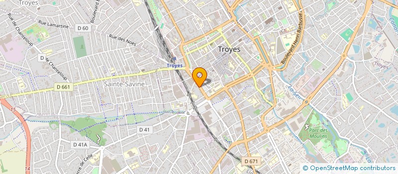localisation de l'entreprise SCI LE POINT D'ORGUE à TROYES