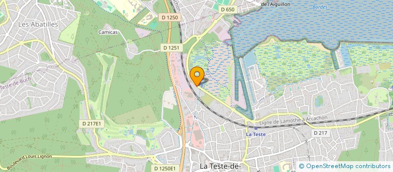 localisation de l'entreprise SCI LE POINT D'ORGUE à LA TESTE-DE-BUCH