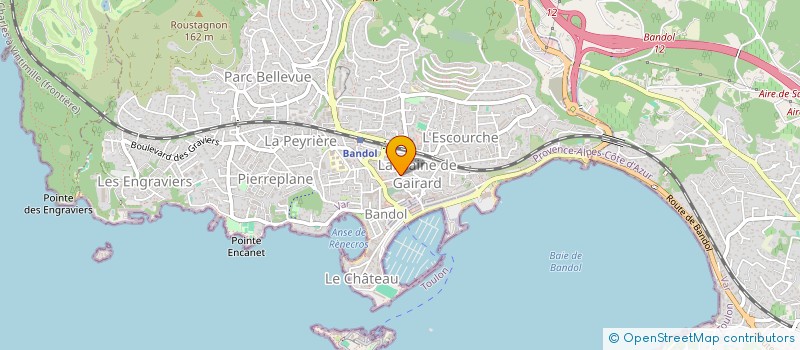 localisation de l'entreprise SCI LE POINT DE VUE à BANDOL
