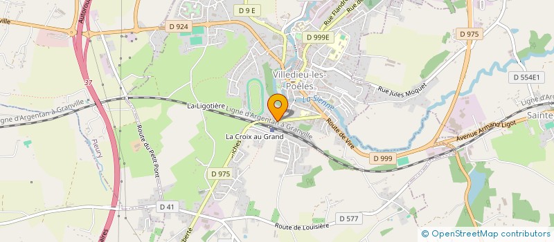 localisation de l'entreprise SCI LE POINT DU JOUR  VILLEDIEU-LES-POELES-ROUFFIGNY