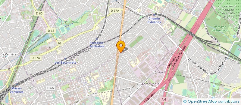 localisation de l'entreprise SCI LE POINT DU JOUR à ANTONY