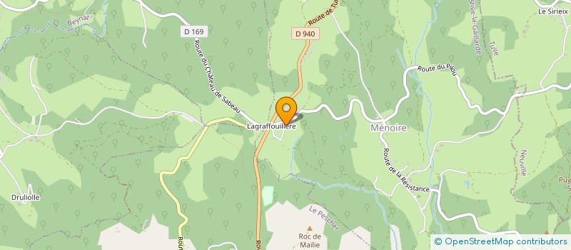 localisation de l'entreprise SCI LE POINT DU JOUR  MENOIRE