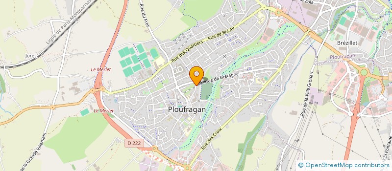 localisation de l'entreprise SCI LE POINT DU JOUR  PLOUFRAGAN