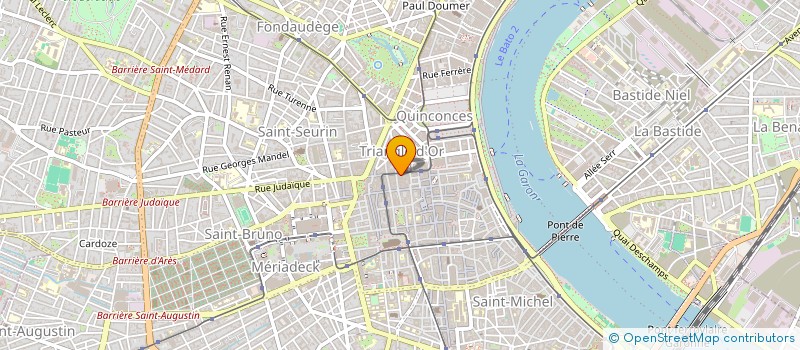 localisation de l'entreprise SCI LE POINT DU JOUR  BORDEAUX