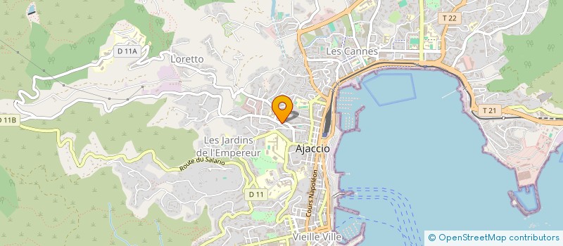 localisation de l'entreprise SCI LE POINT ROND à AJACCIO