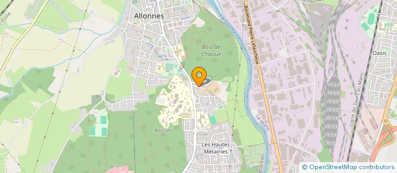 localisation de l'entreprise SCI LE POIRIER  ALLONNES