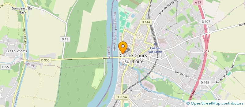 localisation de l'entreprise SCI LE POIRIER DE LA LOIGNERIE à COSNE-COURS-SUR-LOIRE