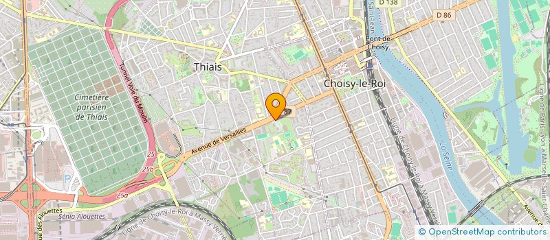 localisation de l'entreprise SCI LE POISSON BLANC à THIAIS