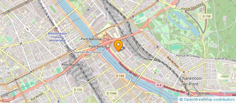 localisation de l'entreprise SCI LE POISSON ROUGE  CHARENTON-LE-PONT