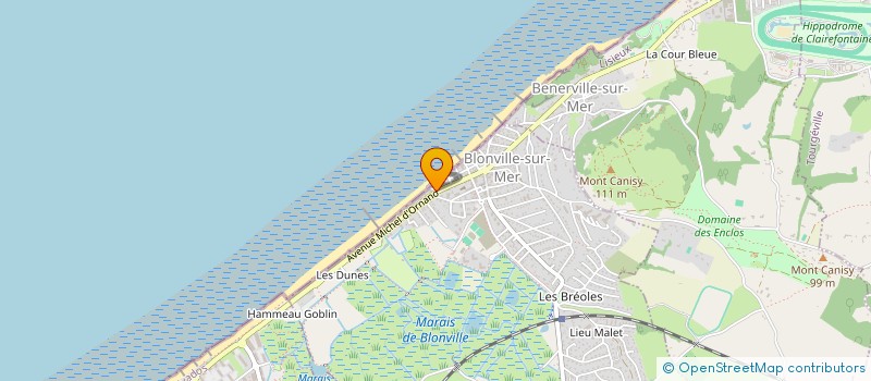 localisation de l'entreprise SCI LE POISSON ROUGE à BLONVILLE-SUR-MER