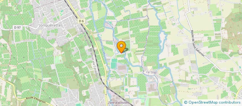 localisation de l'entreprise SCI LE POLE  CHATEAUNEUF-DE-GADAGNE