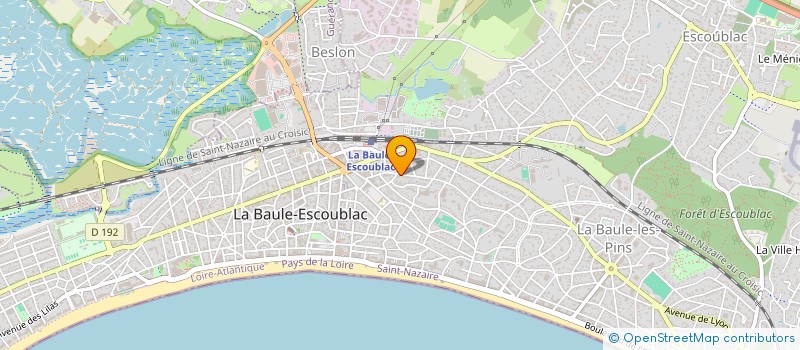 localisation de l'entreprise SCI LE POLE V  LA BAULE-ESCOUBLAC
