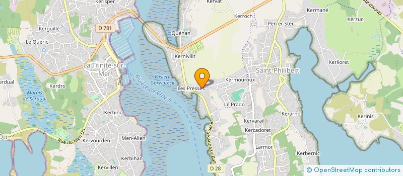 localisation de l'entreprise SCI LE POLUCAN  SAINT-PHILIBERT