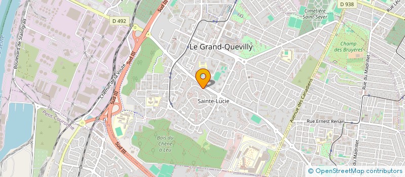 localisation de l'entreprise SCI LE POMMERET à LE GRAND-QUEVILLY
