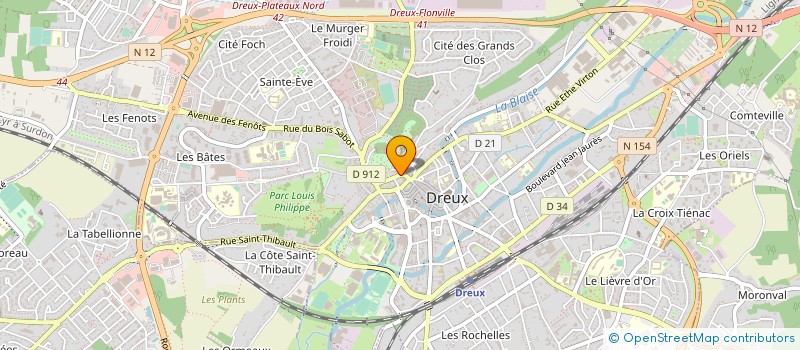 localisation de l'entreprise SCI LE POMMIER à DREUX
