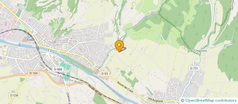 localisation de l'entreprise SCI LE POMMIER BLANC  AOUSTE-SUR-SYE