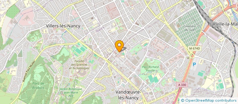 localisation de l'entreprise SCI LE POMMIER DU MONTET  VANDUVRE-LES-NANCY