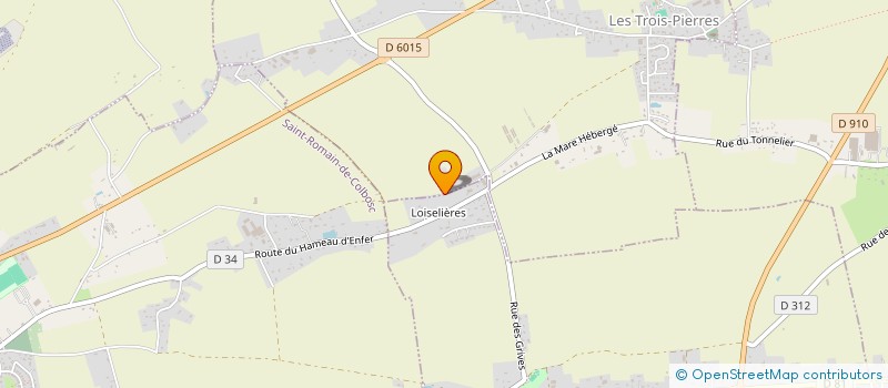 localisation de l'entreprise SCI LE PONANT  LES TROIS-PIERRES