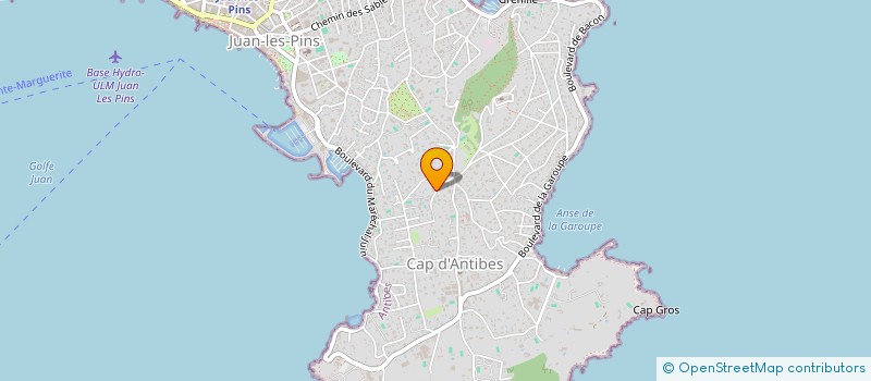 localisation de l'entreprise SCI LE PONANT à ANTIBES