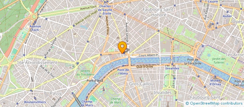 localisation de l'entreprise SCI LE PONANT II  PARIS