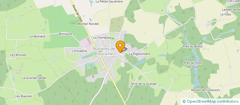 localisation de l'entreprise SCI LE PONCEAU  CINQ-MARS-LA-PILE