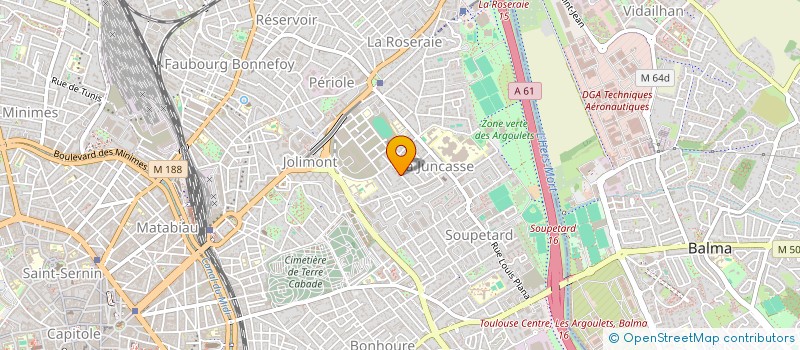 localisation de l'entreprise SCI LE PONCELET à TOULOUSE
