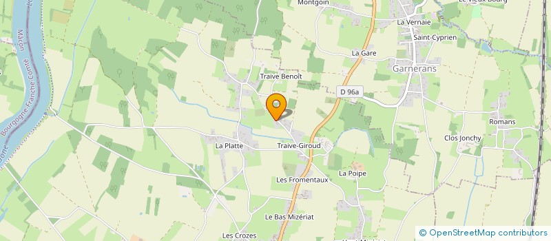 localisation de l'entreprise SCI LE PONCHARRAT  SAINT-DIDIER-SUR-CHALARONNE