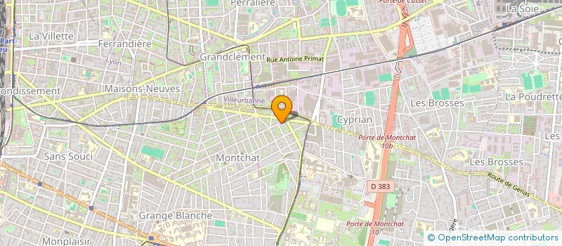 localisation de l'entreprise SCI LE PONT  LYON