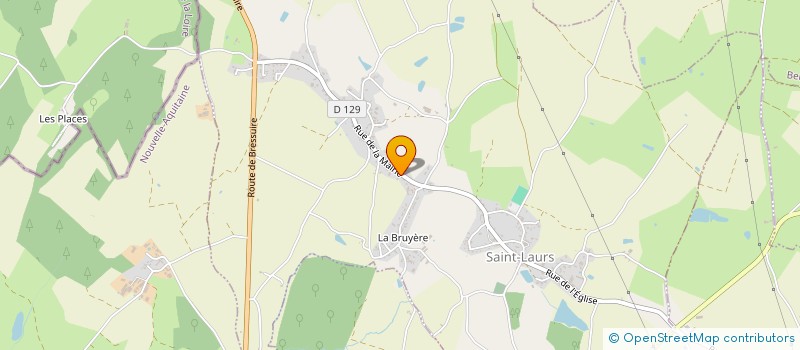 localisation de l'entreprise SCI LE PONT  SAINT-LAURS