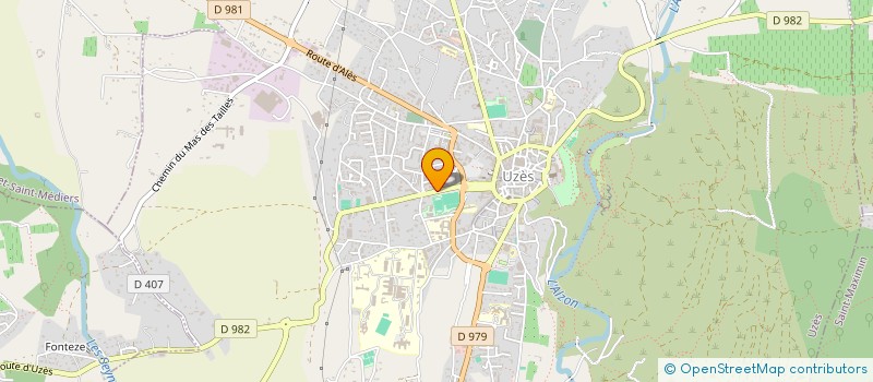 localisation de l'entreprise SCI LE PONT  UZES