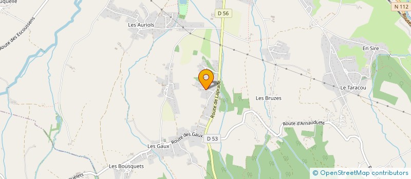 localisation de l'entreprise SCI LE PONT  LABRUGUIERE