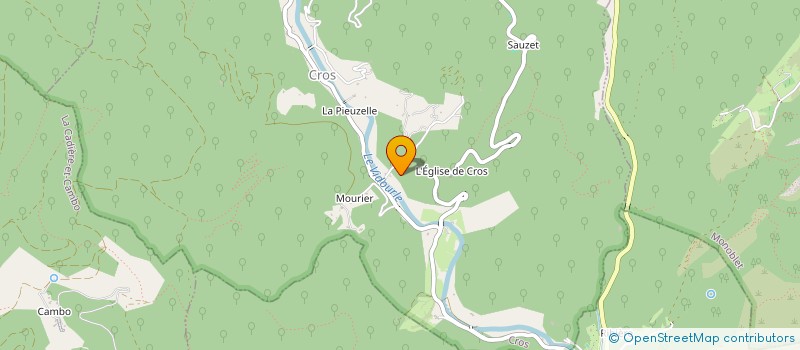 localisation de l'entreprise SCI LE PONT  CROS