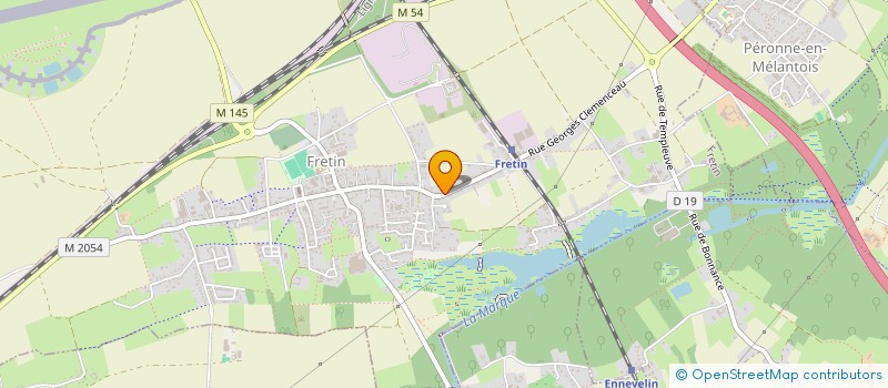 localisation de l'entreprise SCI LE PONT A TRESSIN à FRETIN