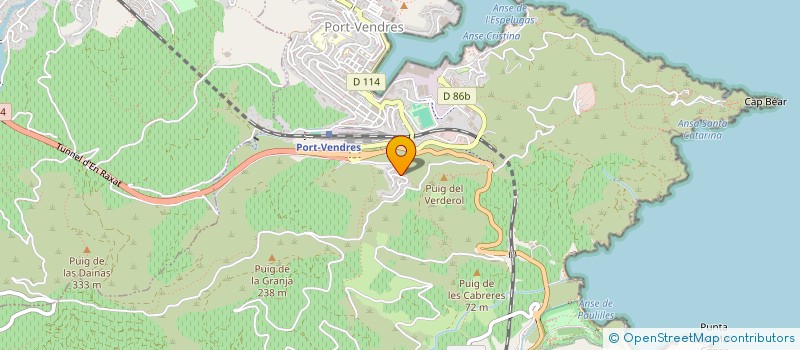 localisation de l'entreprise SCI LE PONT D'AMOUR  PORT-VENDRES