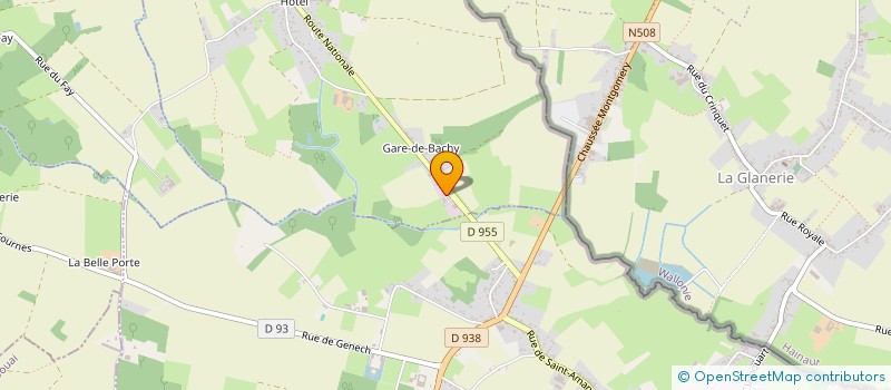 localisation de l'entreprise SCI LE PONT D'OR  BACHY