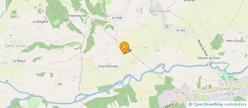 localisation de l'entreprise SCI LE PONT DE L'AMOUR  MONTAGRIER